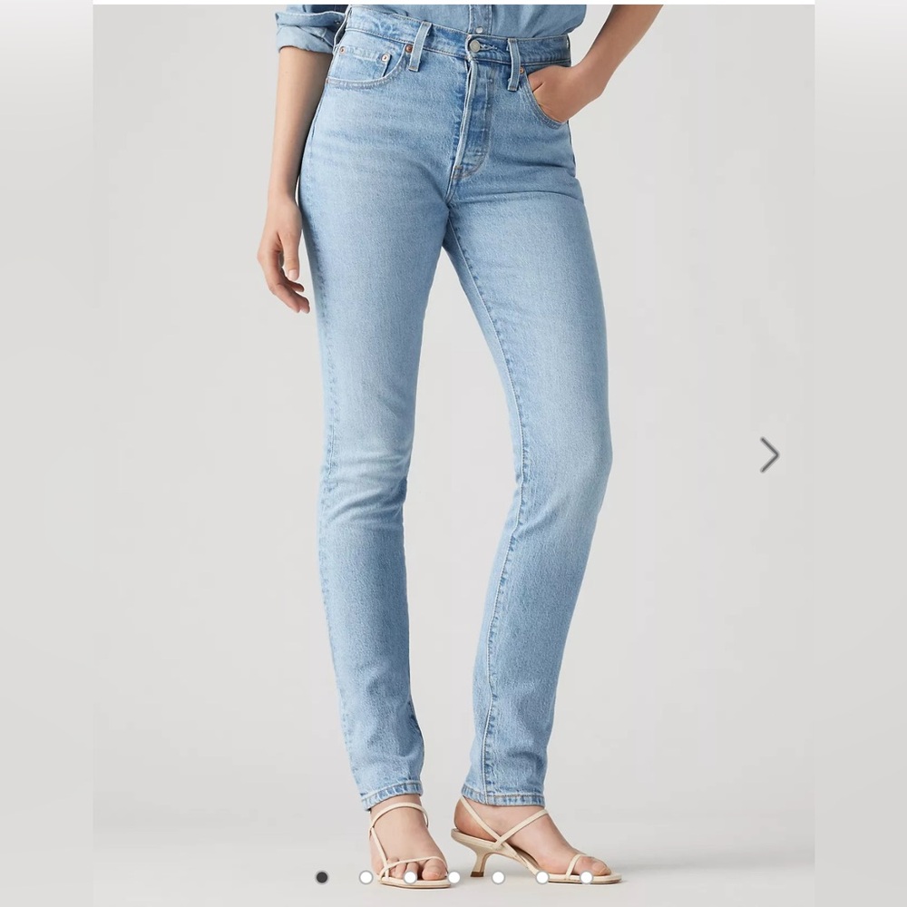 Levi's Blue Skinny Jeans High-Rise Stretch women’s size 9-12